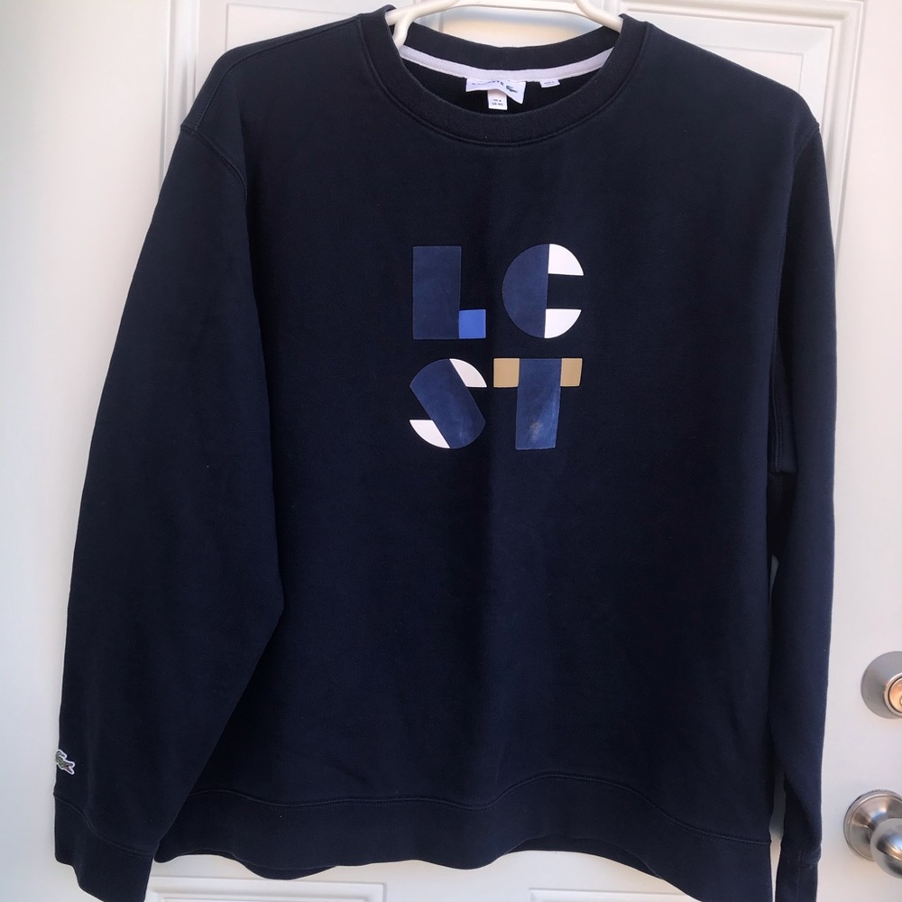 LaCoste Navy Blue CottonSweater - 3XL